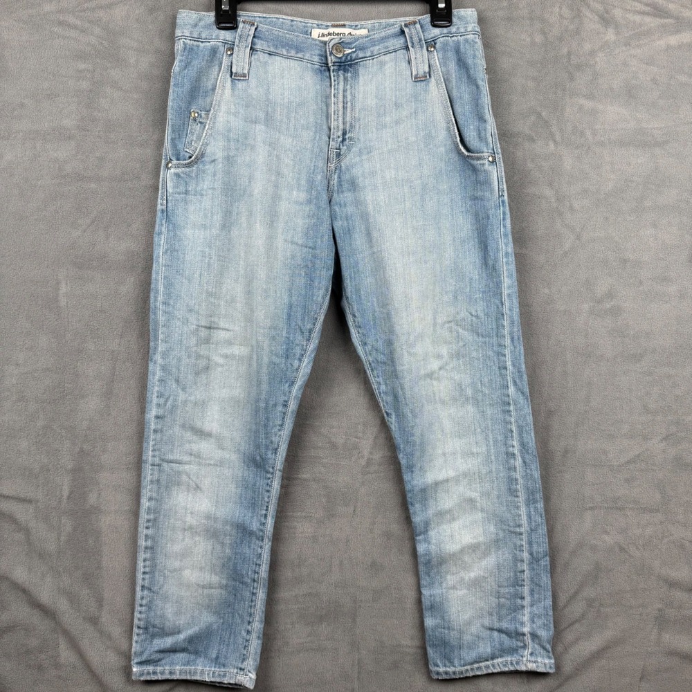 J Lindeberg Womens Light Wash Denim‎ Jeans Casual Stylish